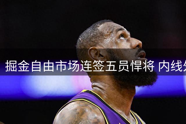 掘金自由市场连签五员悍将 内线外线全面补强阵容升级